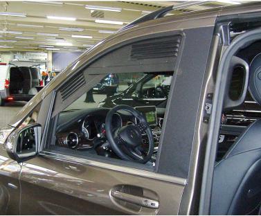 Lüftungsgitter "Exclusiv" für Mercedes Vito / V-Klasse ab 01/2014 - für das Fahrerhaus - 2 Stück