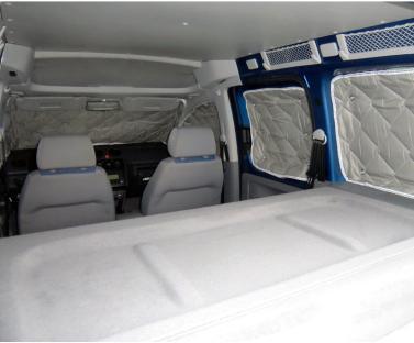 Thermomatten-Set 8-tlg. VW Caddy 5 kurzer Radstand (ab 2020) NEU - Komplettset (mit Heckscheibe)